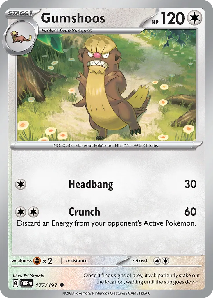 Argouste — SV03: Obsidian Flames — Pokémon