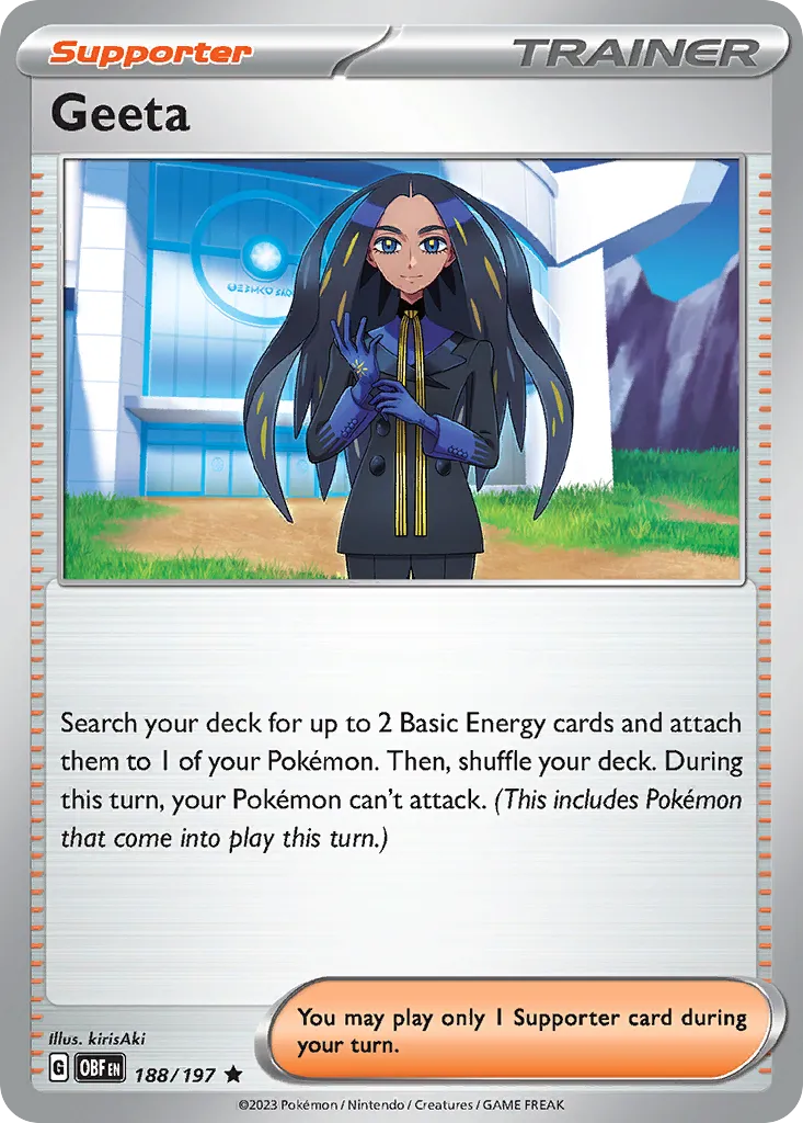 Geeta — SV03: Obsidian Flames — Pokémon