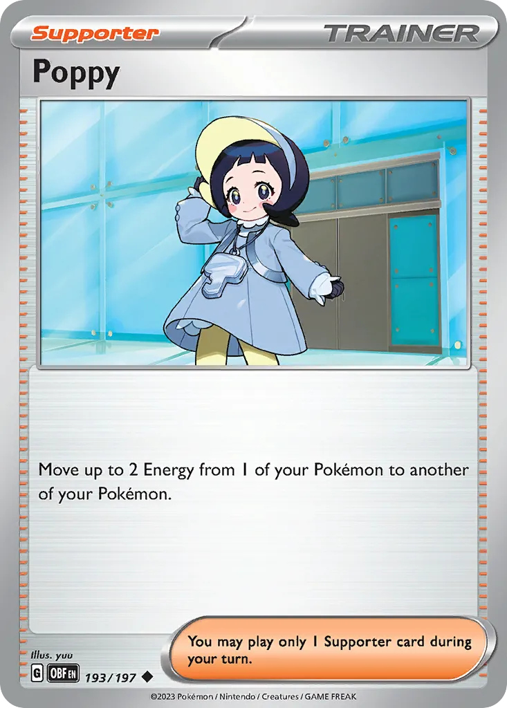 Poppy — SV03: Obsidian Flames — Pokémon