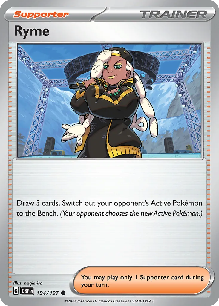 Ryme — SV03: Obsidian Flames — Pokémon