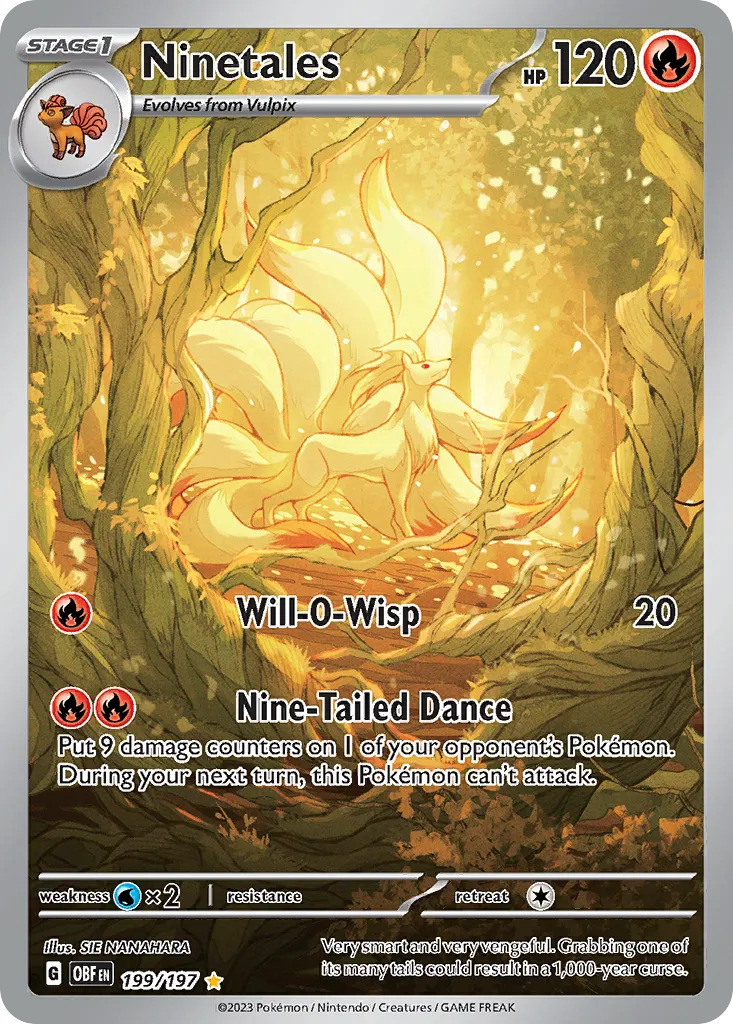 Ninetales — SV03: Obsidian Flames — Pokemon