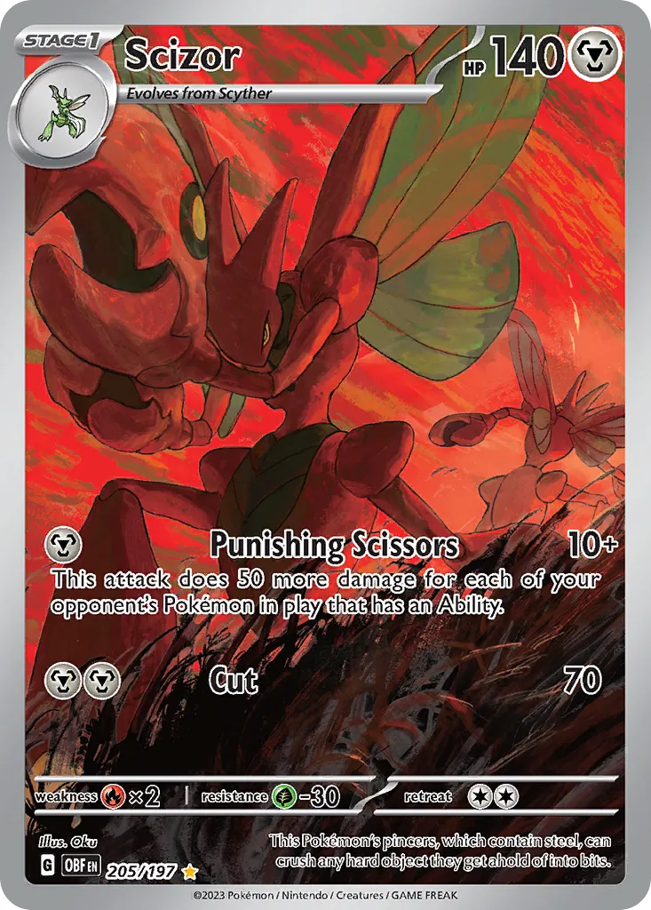 Scizor — SV03: Obsidian Flames — Pokémon