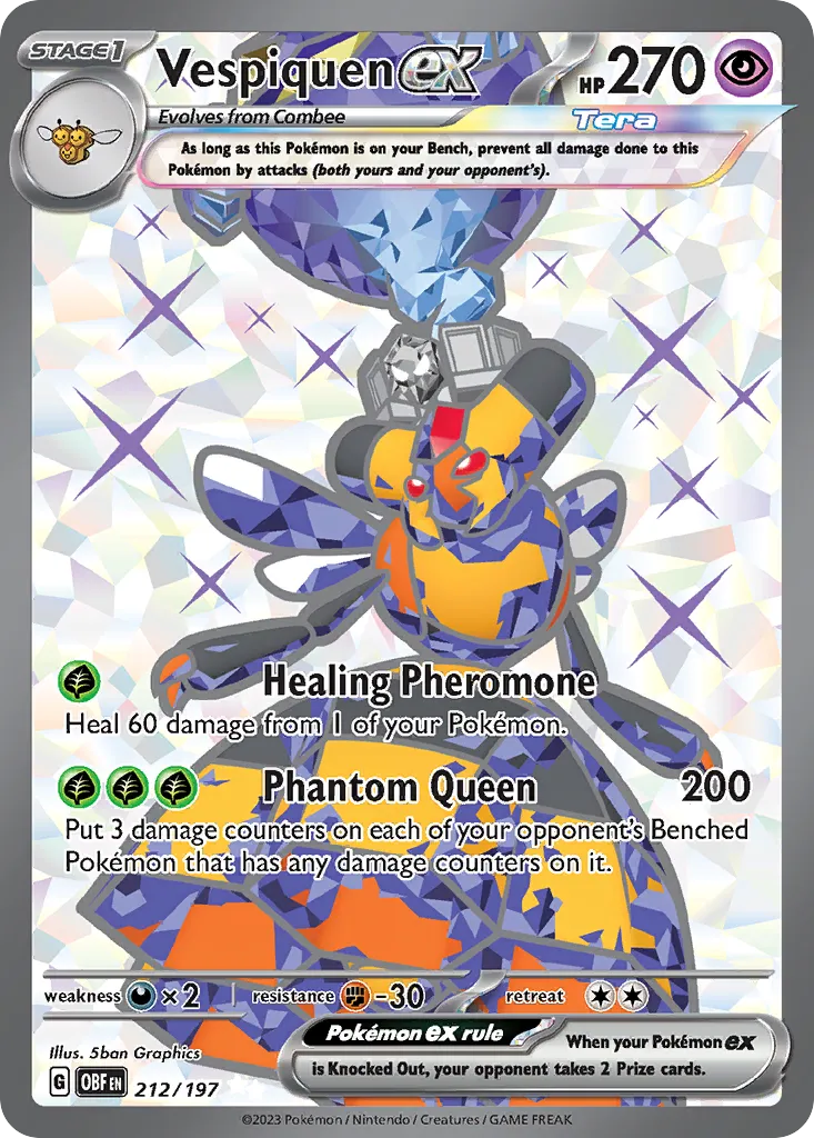 Vespiquen ex — SV03: Obsidian Flames — Pokémon