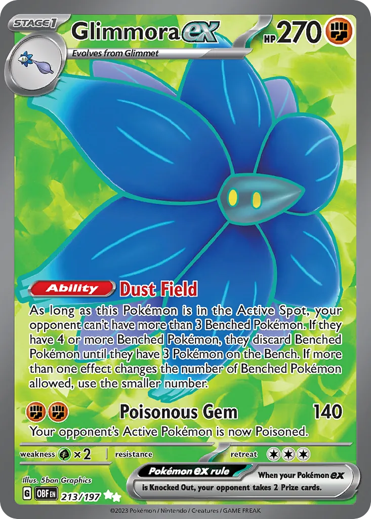 Glimmora ex — SV03: Obsidian Flames — Pokémon