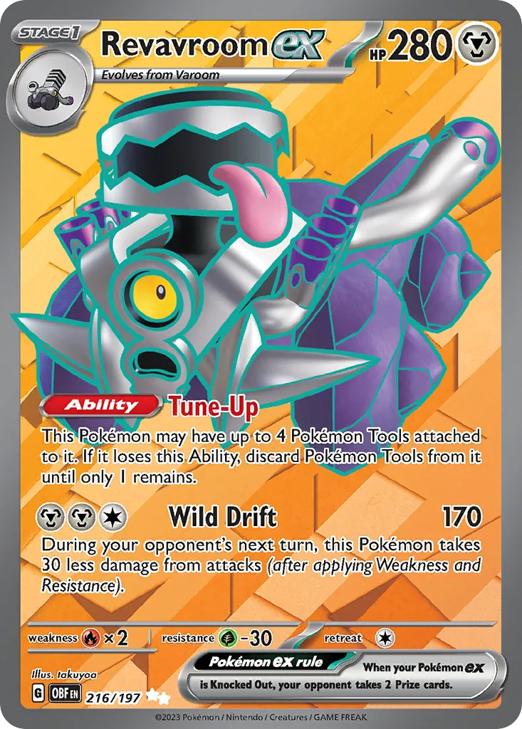 Revavroom ex — SV03: Obsidian Flames — Pokémon