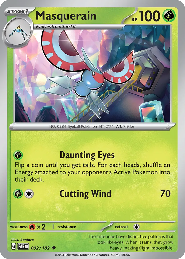 Masquerain — SV04: Paradox Rift — Pokémon