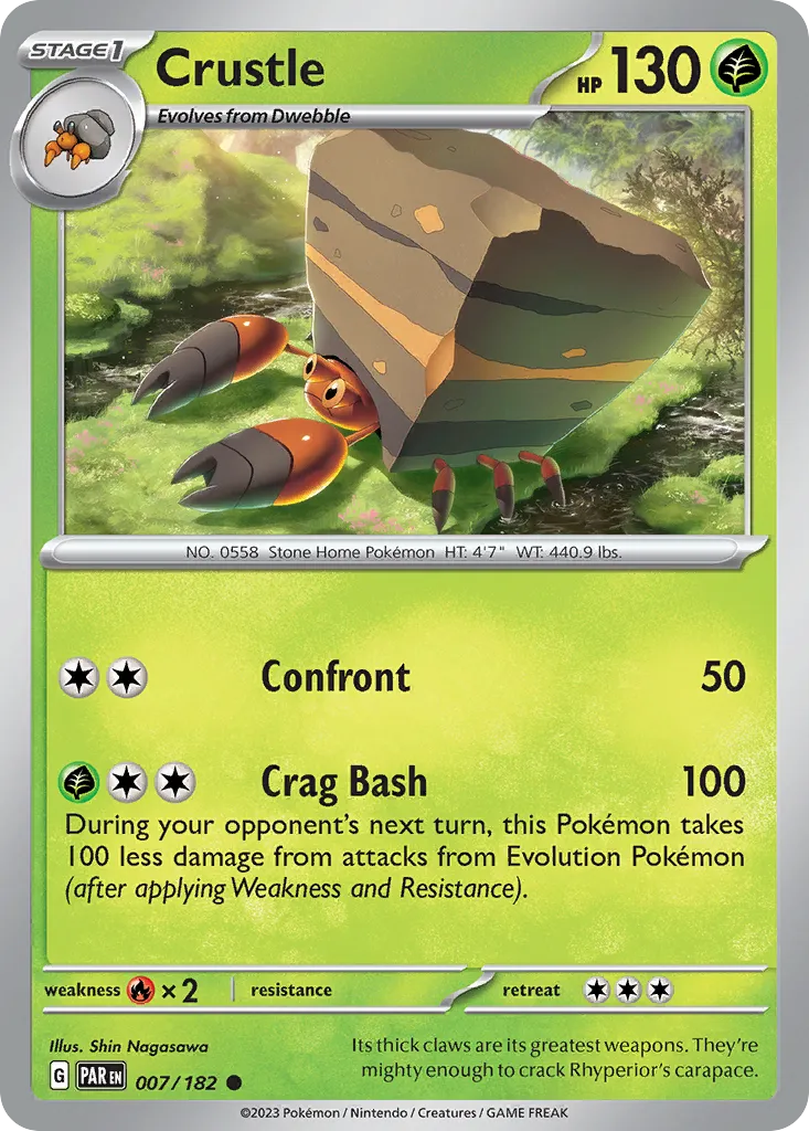 Crustle — SV04: Paradox Rift — Pokémon