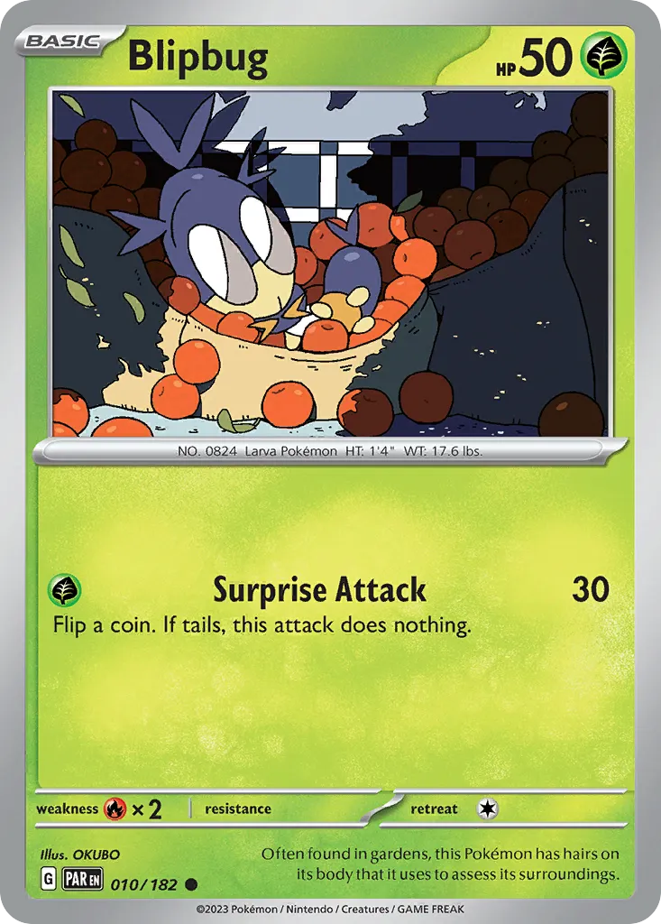 Larvadar — SV04: Paradox Rift — Pokémon