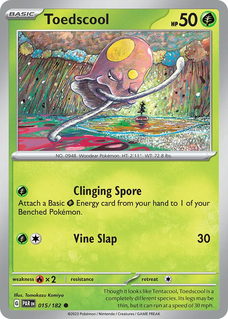 Toedscool — SV04: Paradox Rift — Pokemon