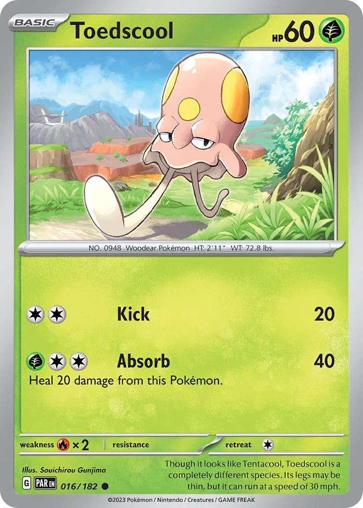 Toedscool — SV04: Paradox Rift — Pokemon