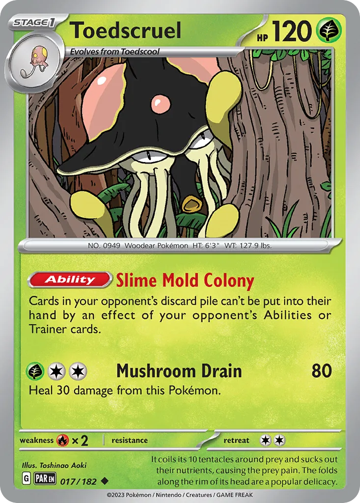 Toedscruel — SV04: Paradox Rift — Pokémon