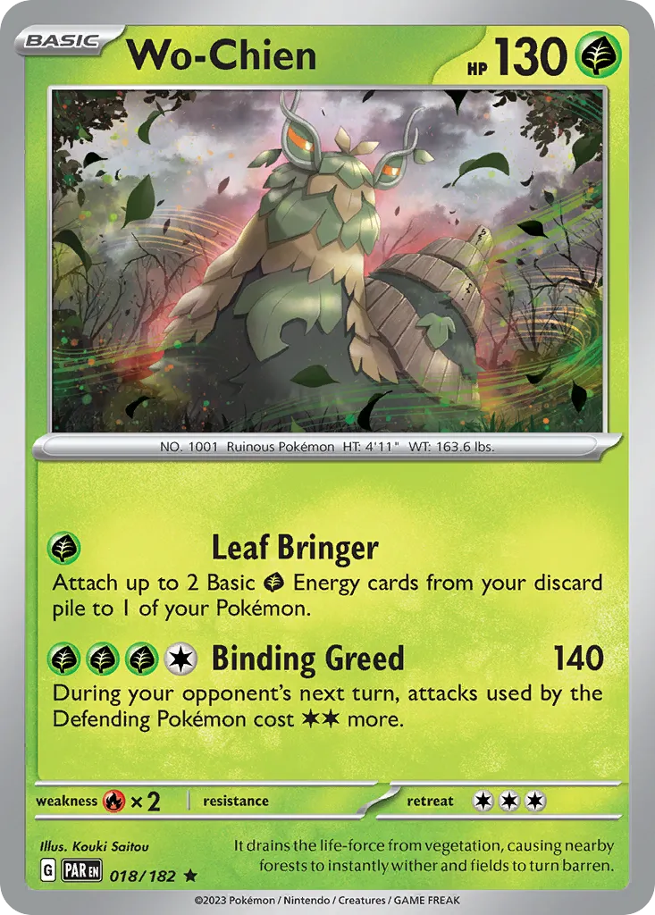 Wo-Chien — SV04: Paradox Rift — Pokémon