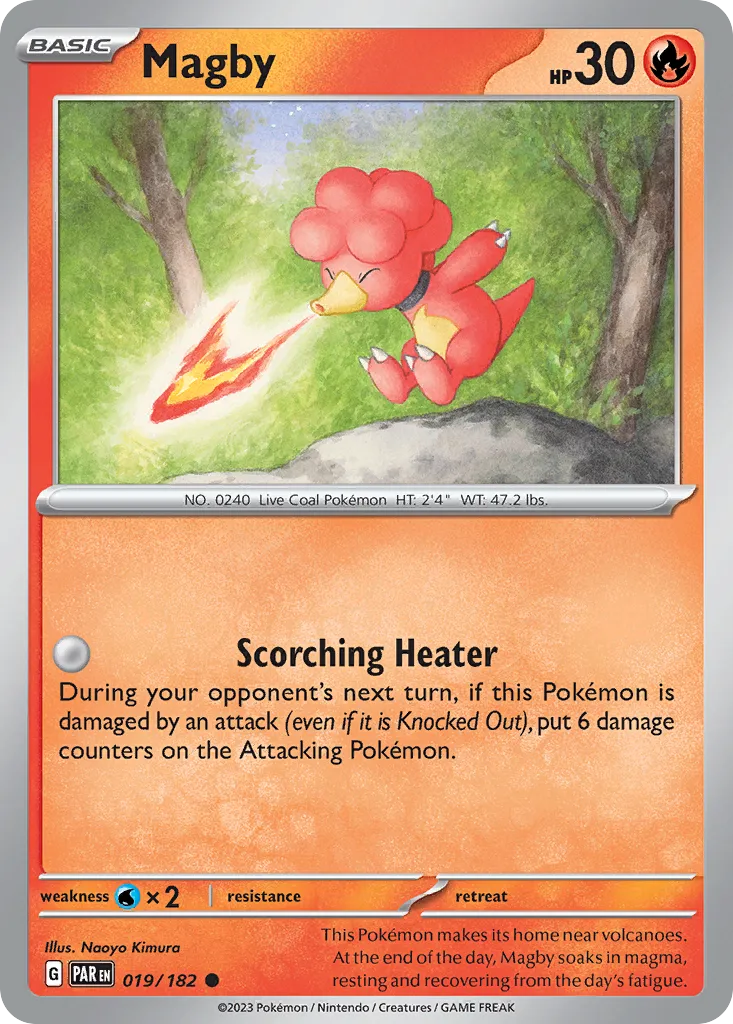 Magby — SV04: Paradox Rift — Pokémon