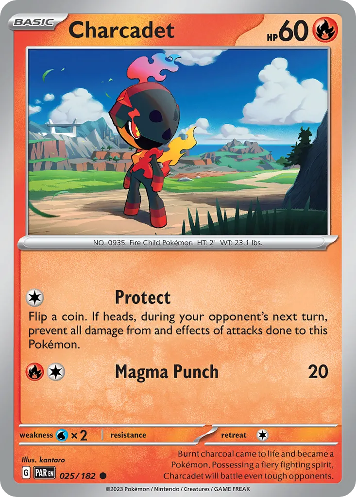 Charcadet — SV04: Paradox Rift — Pokemon