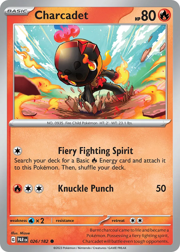 Charbambin — SV04: Paradox Rift — Pokémon