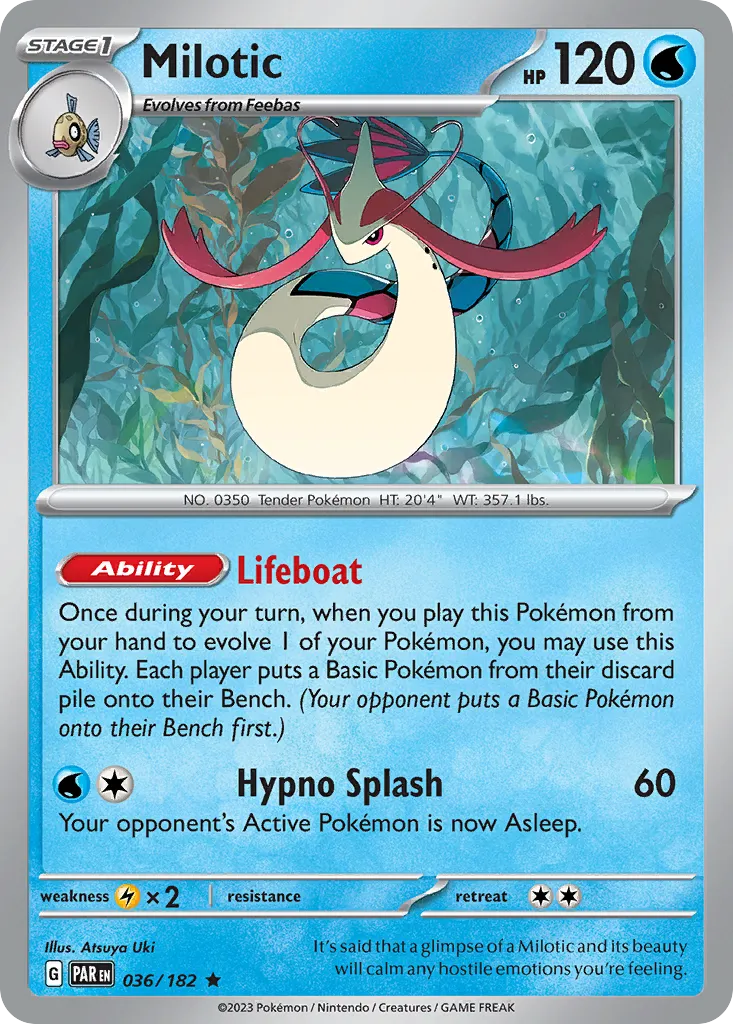 Milotic — SV04: Paradox Rift — Pokémon