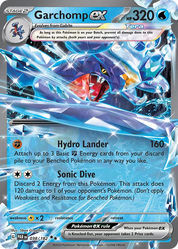 Garchomp ex — SV04: Paradox Rift — Pokemon