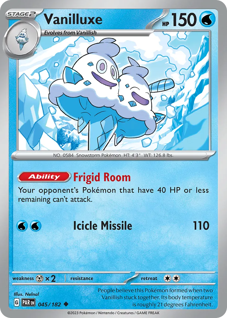 Vanilluxe — SV04: Paradox Rift — Pokemon