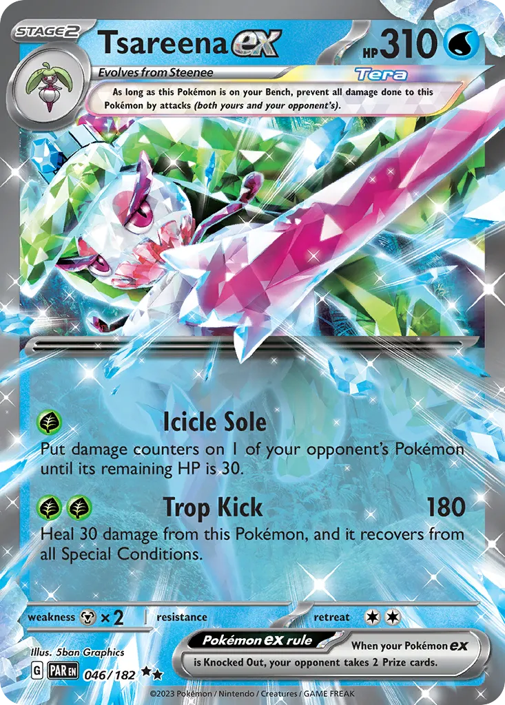 Tsareena ex — SV04: Paradox Rift — Pokémon