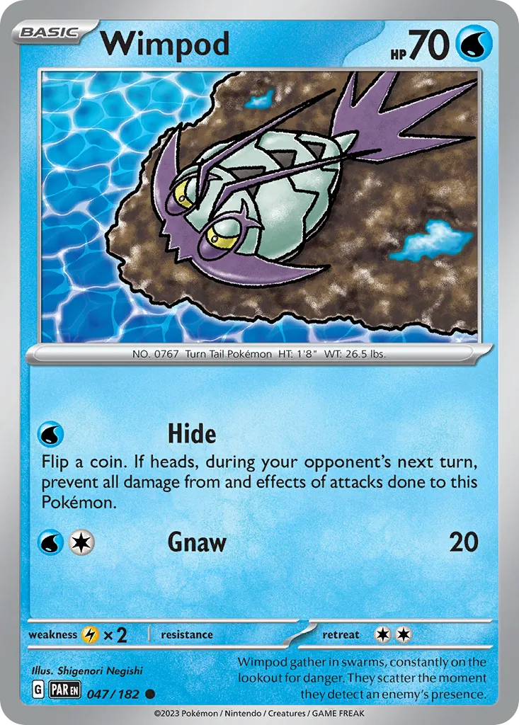 Wimpod — SV04: Paradox Rift — Pokémon