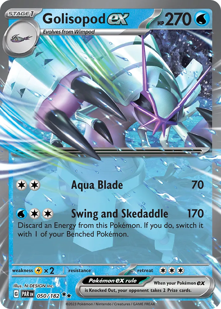 Golisopod ex — SV04: Paradox Rift — Pokémon