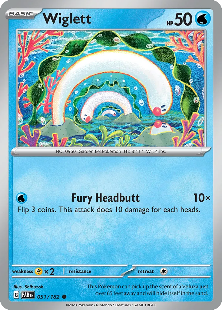 Wiglett — SV04: Paradox Rift — Pokemon