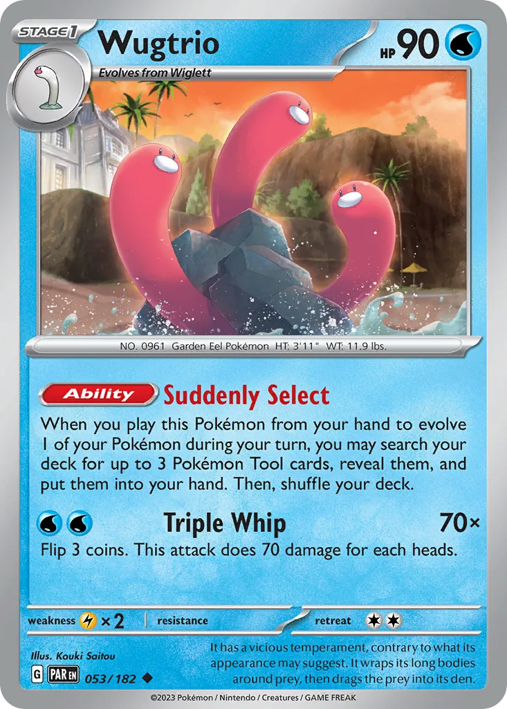 Wugtrio — SV04: Paradox Rift — Pokémon
