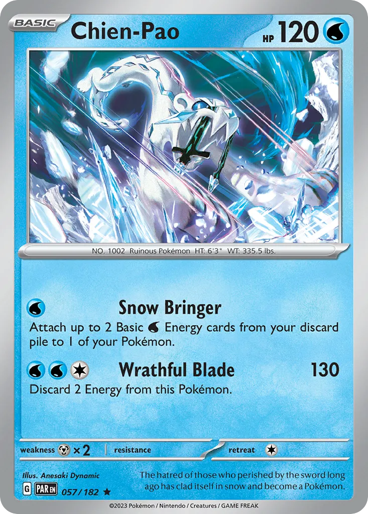 Chien-Pao — SV04: Paradox Rift — Pokemon
