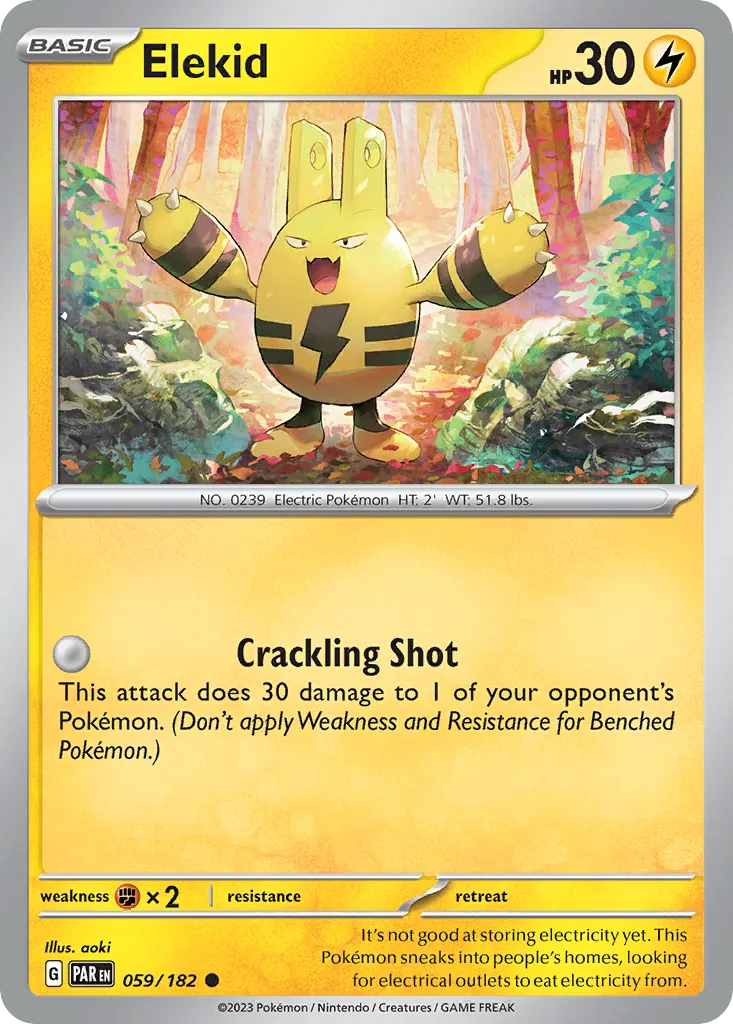 Elekid — SV04: Paradox Rift — Pokemon