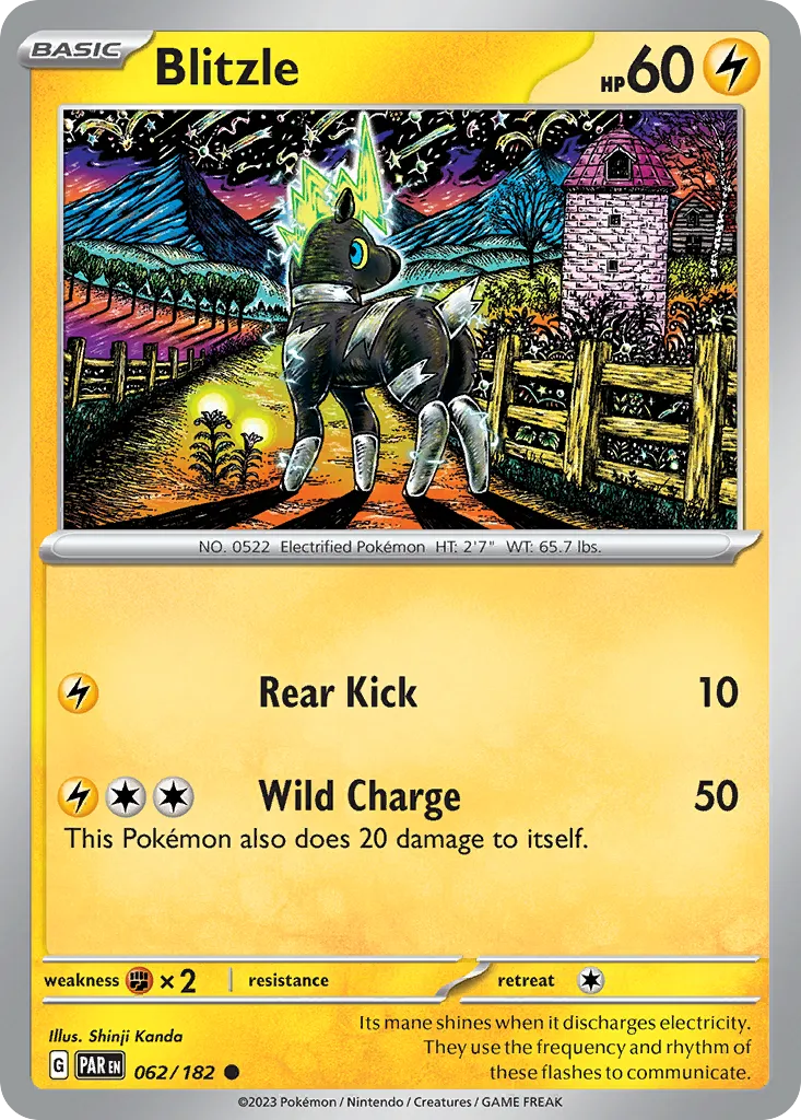 Blitzle — SV04: Paradox Rift — Pokemon