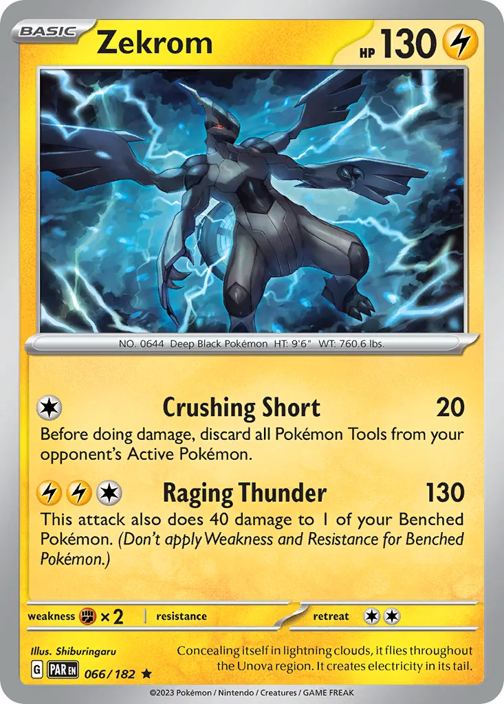 Zekrom — SV04: Paradox Rift — Pokemon