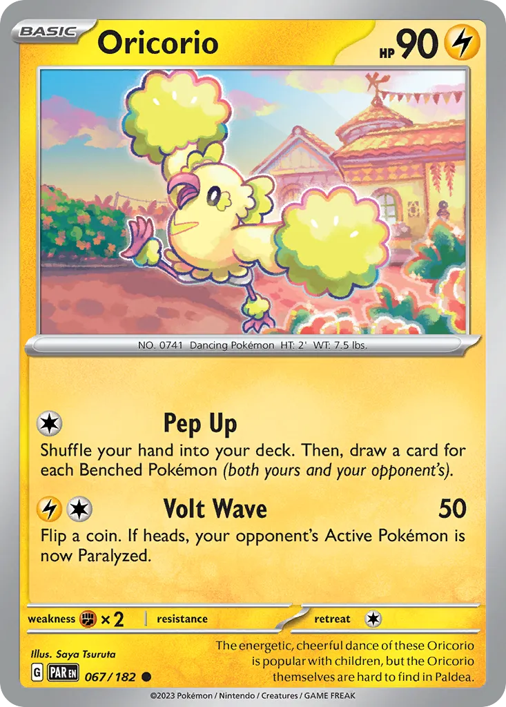 Oricorio — SV04: Paradox Rift — Pokemon