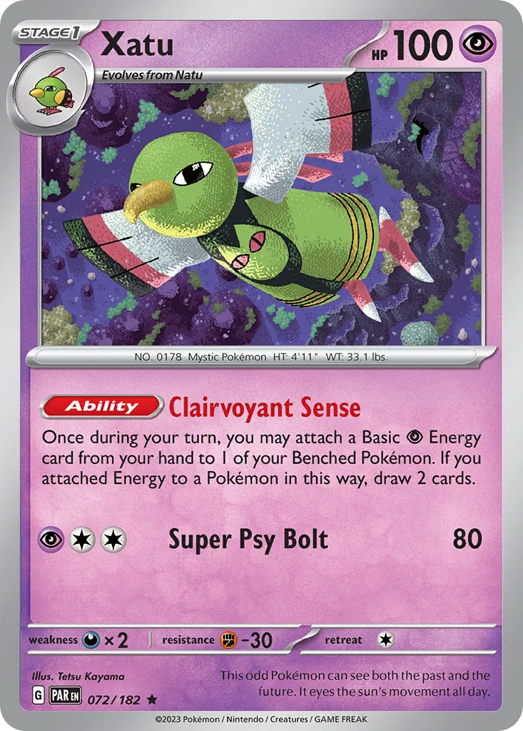 Xatu — SV04: Paradox Rift — Pokémon