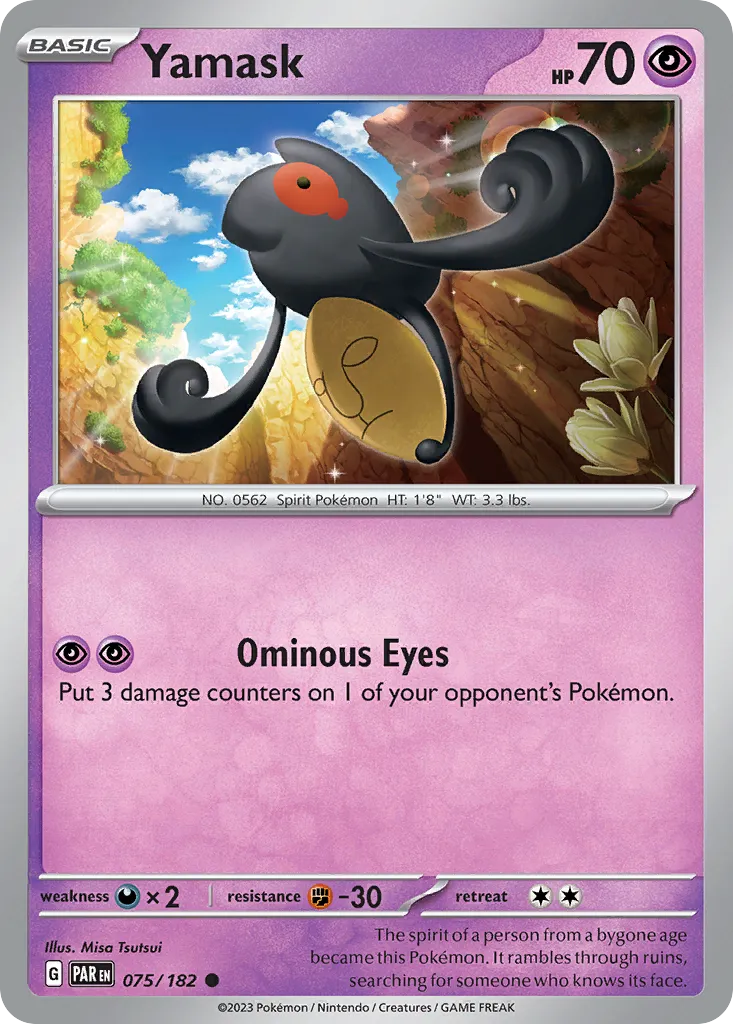 Yamask — SV04: Paradox Rift — Pokémon