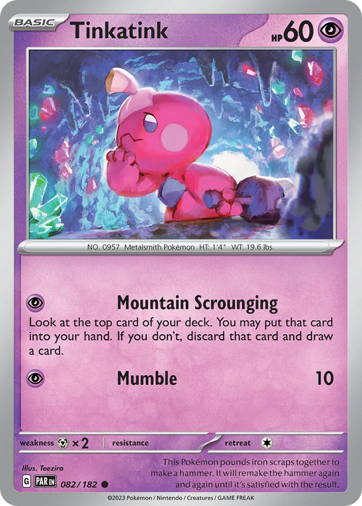 Tinkatink — SV04: Paradox Rift — Pokémon