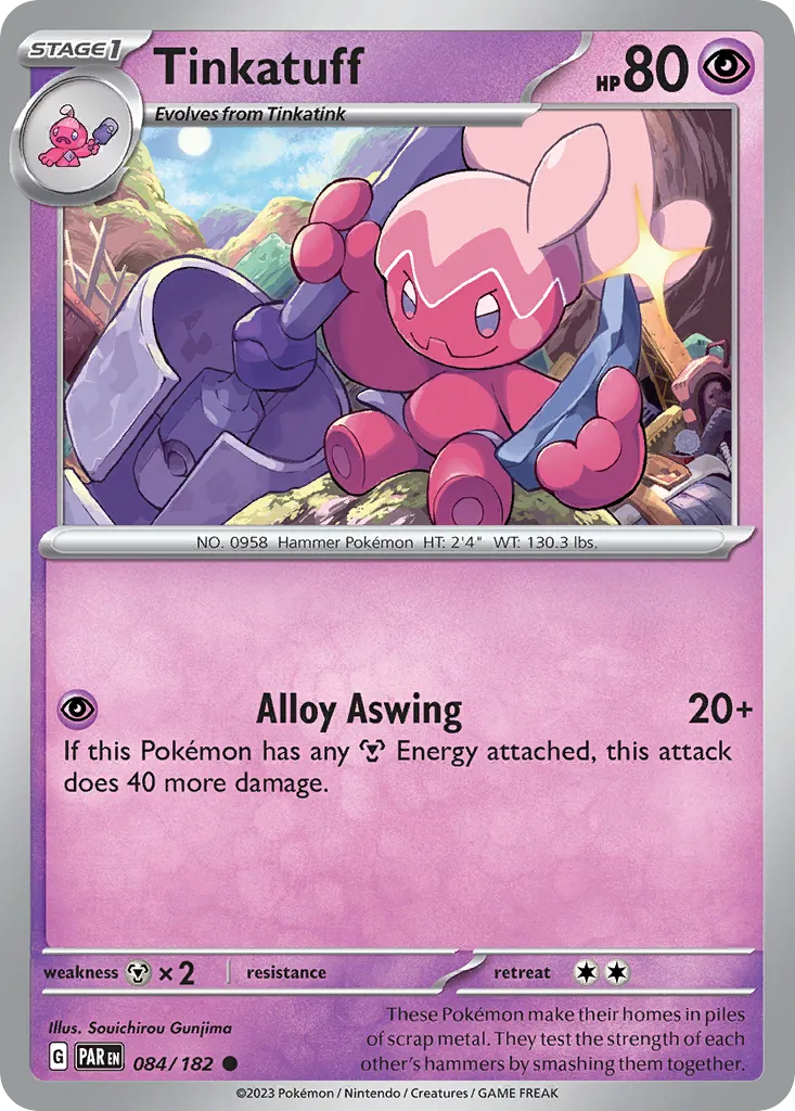 Tinkatuff — SV04: Paradox Rift — Pokemon