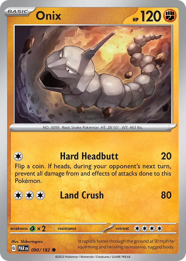 Onix — SV04: Paradox Rift — Pokémon