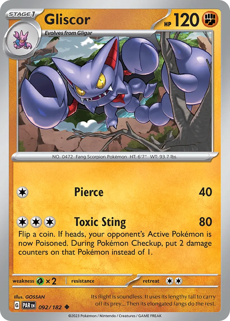 Gliscor — SV04: Paradox Rift — Pokémon