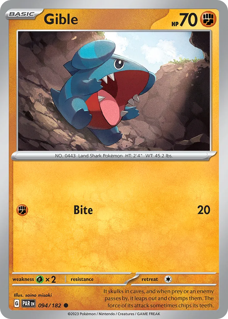 Griknot — SV04: Paradox Rift — Pokémon