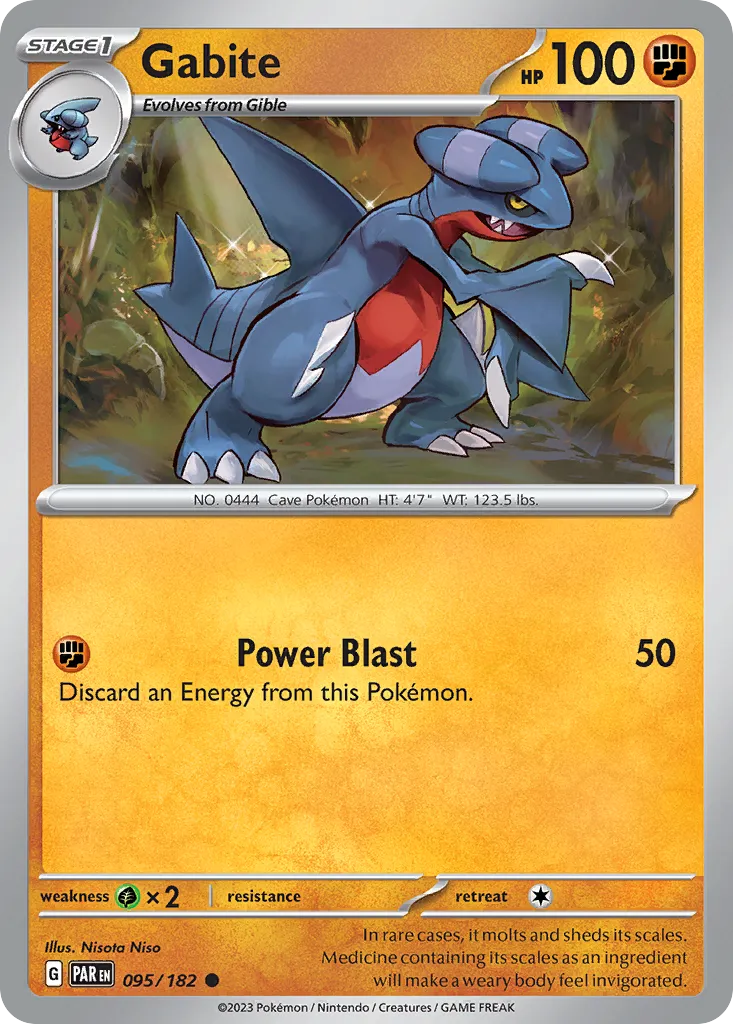 Gabite — SV04: Paradox Rift — Pokémon
