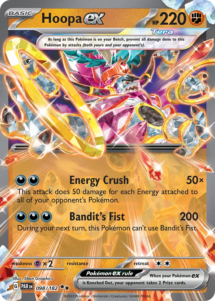 Hoopa ex — SV04: Paradox Rift — Pokemon
