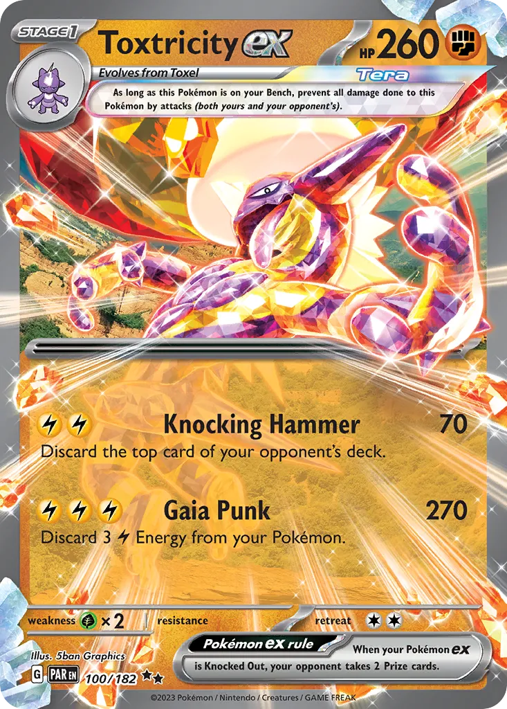 Toxtricity ex — SV04: Paradox Rift — Pokémon