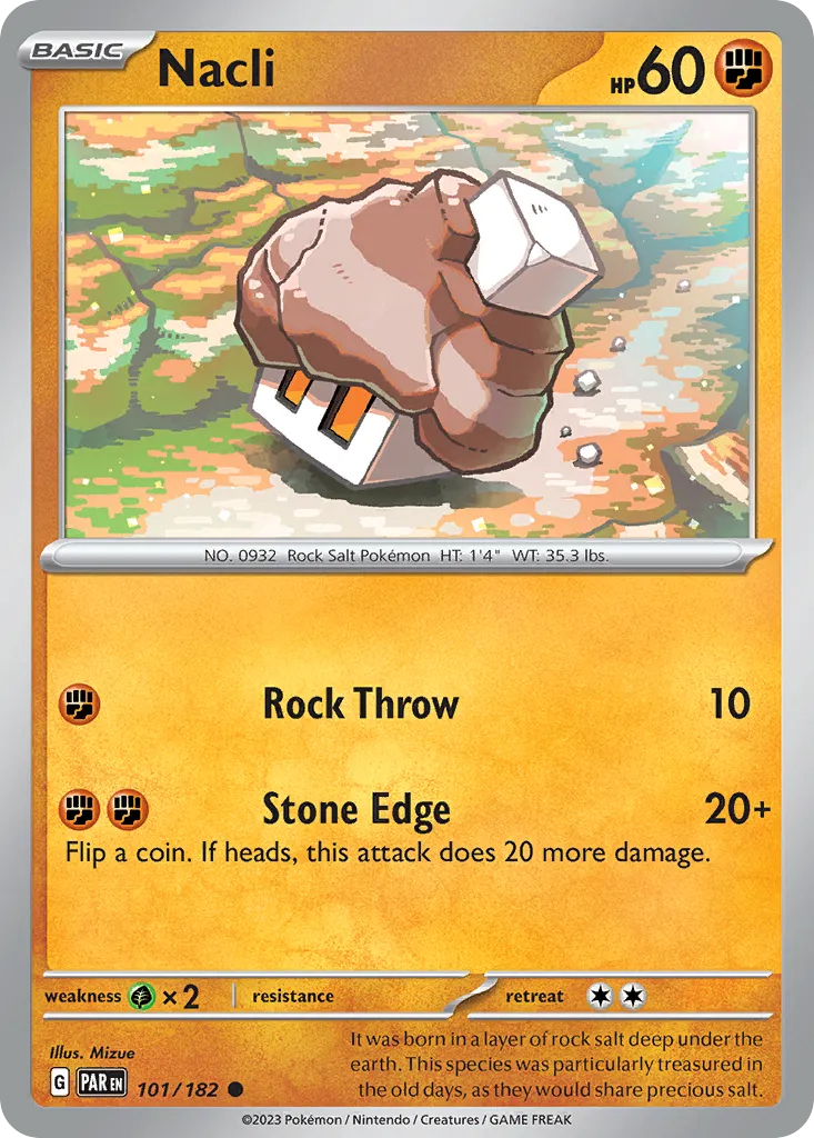 Nacli — SV04: Paradox Rift — Pokémon