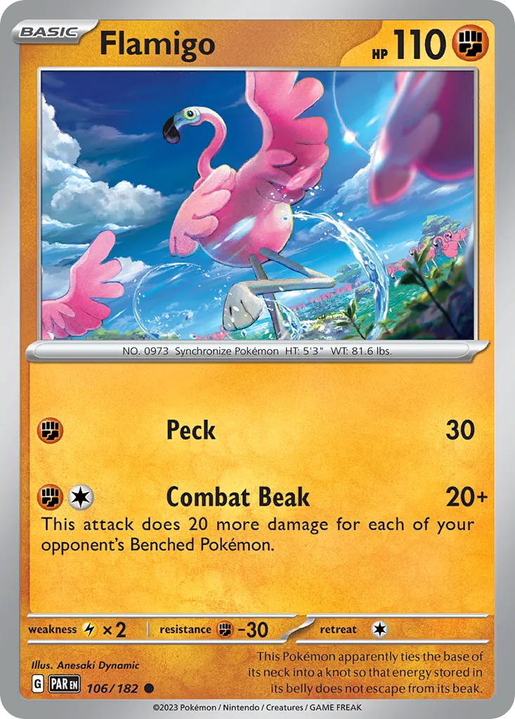 Flamigo — SV04: Paradox Rift — Pokémon