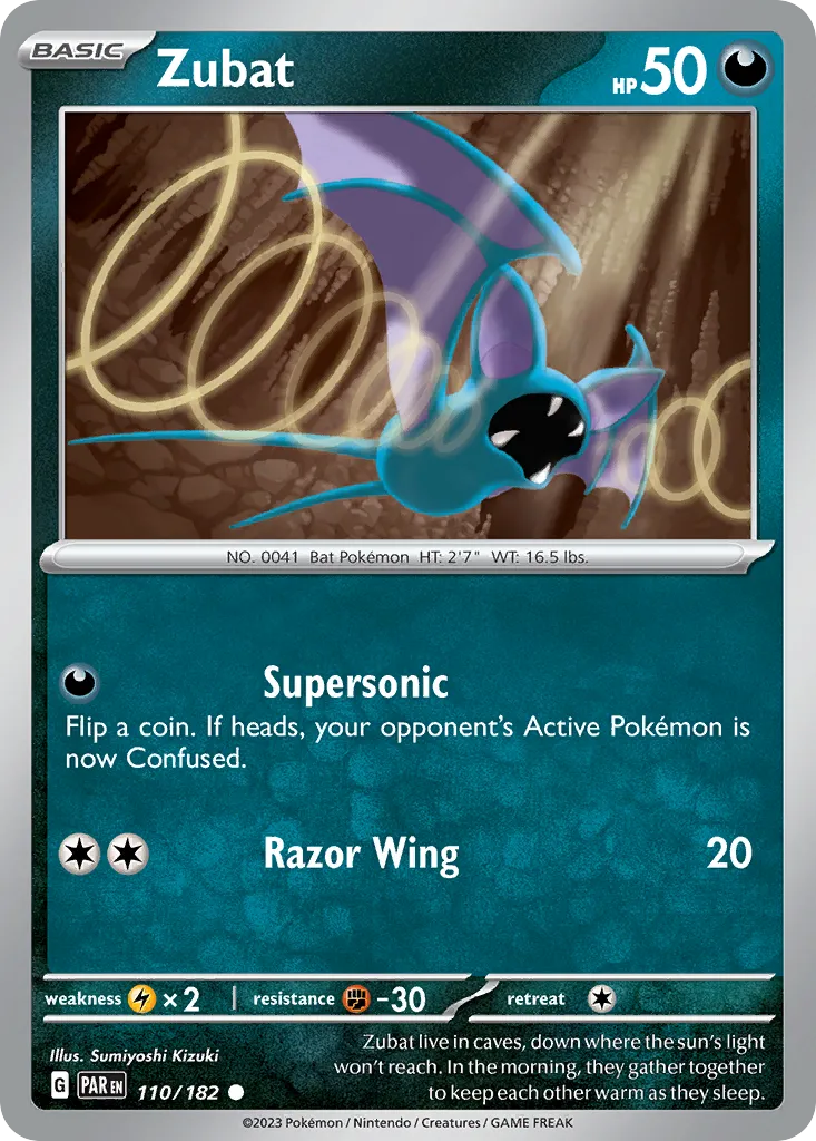 Zubat — SV04: Paradox Rift — Pokémon