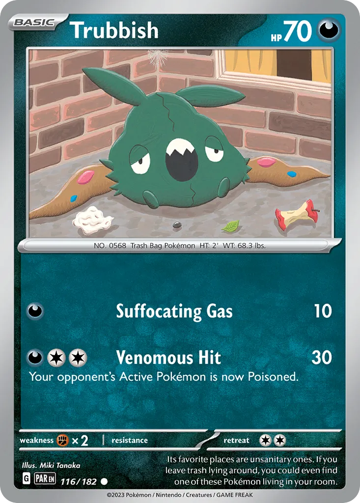 Trubbish — SV04: Paradox Rift — Pokemon