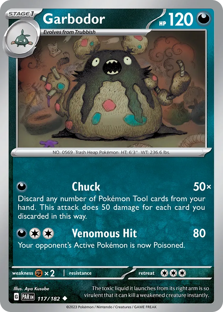 Garbodor — SV04: Paradox Rift — Pokemon