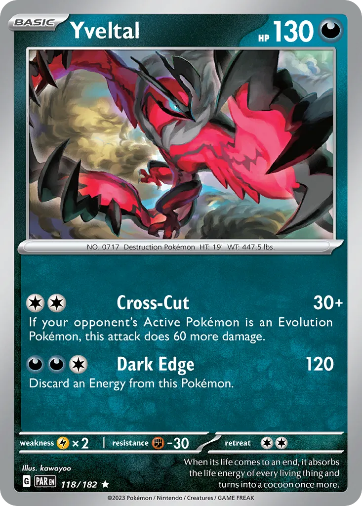 Yveltal — SV04: Paradox Rift — Pokémon