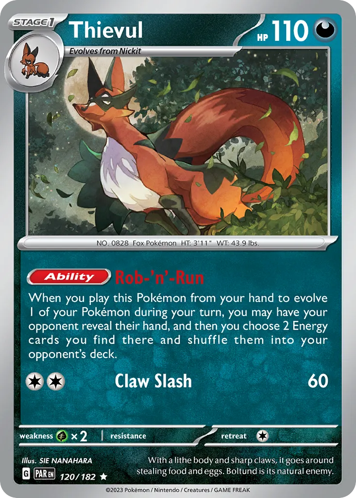 Thievul — SV04: Paradox Rift — Pokémon
