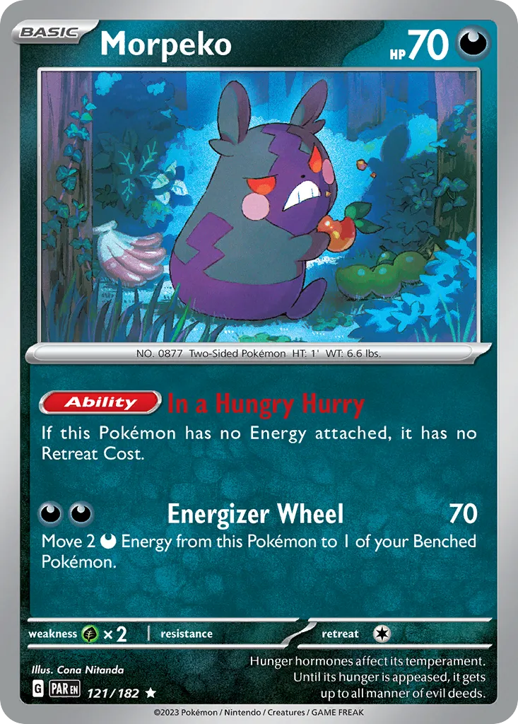 Morpeko — SV04: Paradox Rift — Pokémon